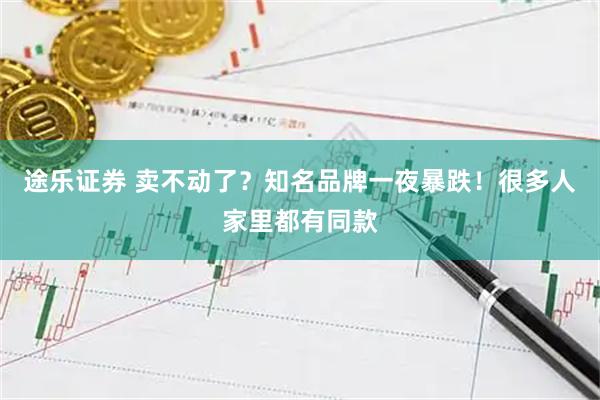 途乐证券 卖不动了？知名品牌一夜暴跌！很多人家里都有同款